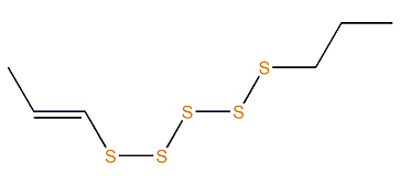 (E)-1-Propenyl propyl pentasulfide